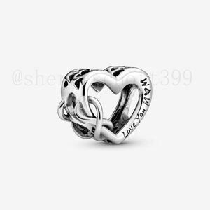 Pandora Beloved Mother Eternity Heart Charm